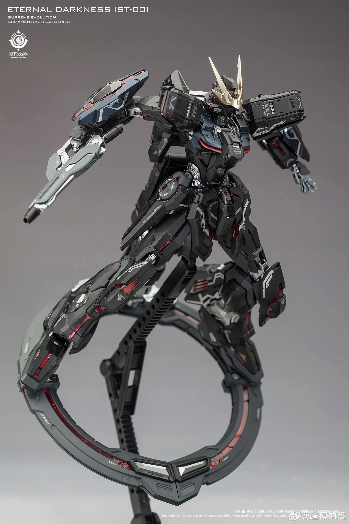 MG 1/100 ETERNAL DARKNESS แถมพาร์ทใสวงกลมสีแดง ค่าย Super Evolution Made in China