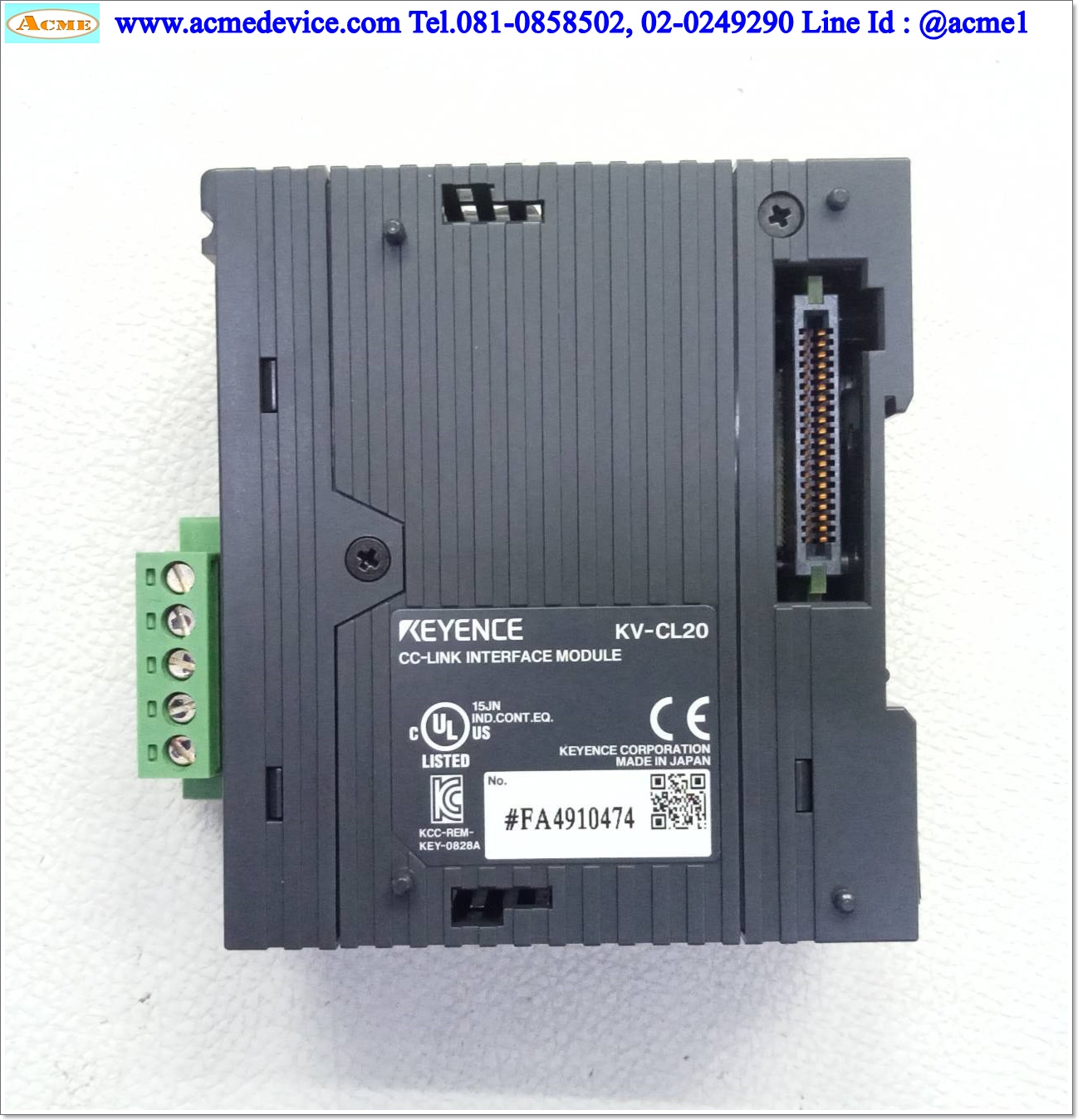 KEYENCE KV-CL20 CCーLinkユニット FA機器ドットコム / KV-FL20V FL-netユニット PLC通信