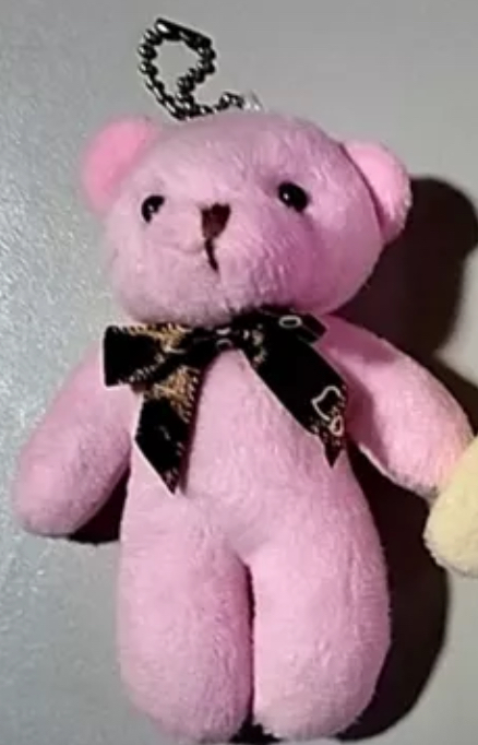 (ของแถม) พวงกุญแจ น้องหมีสีชมพู