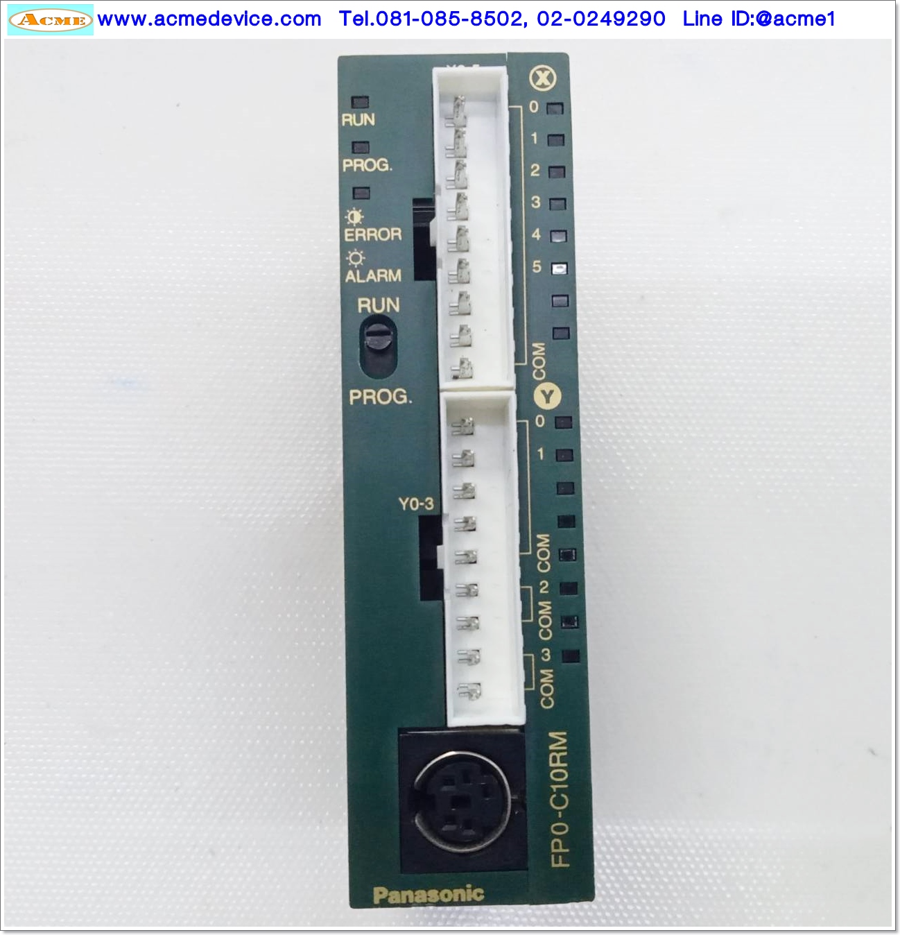 PLC Panasonic รุ่น FP0-C10RM, AFP02113, Output Relay, Control Unit