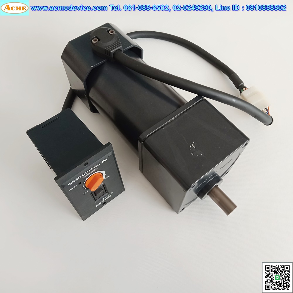 Speed Control Motor Oriental รุ่น USM590-501C, 90W, 100V & Gear Head รุ่น 5GU36KB, Ratio 1:36 พร้อม Speed Control Driver รุ่น USP590-01CT, 90W, 100V