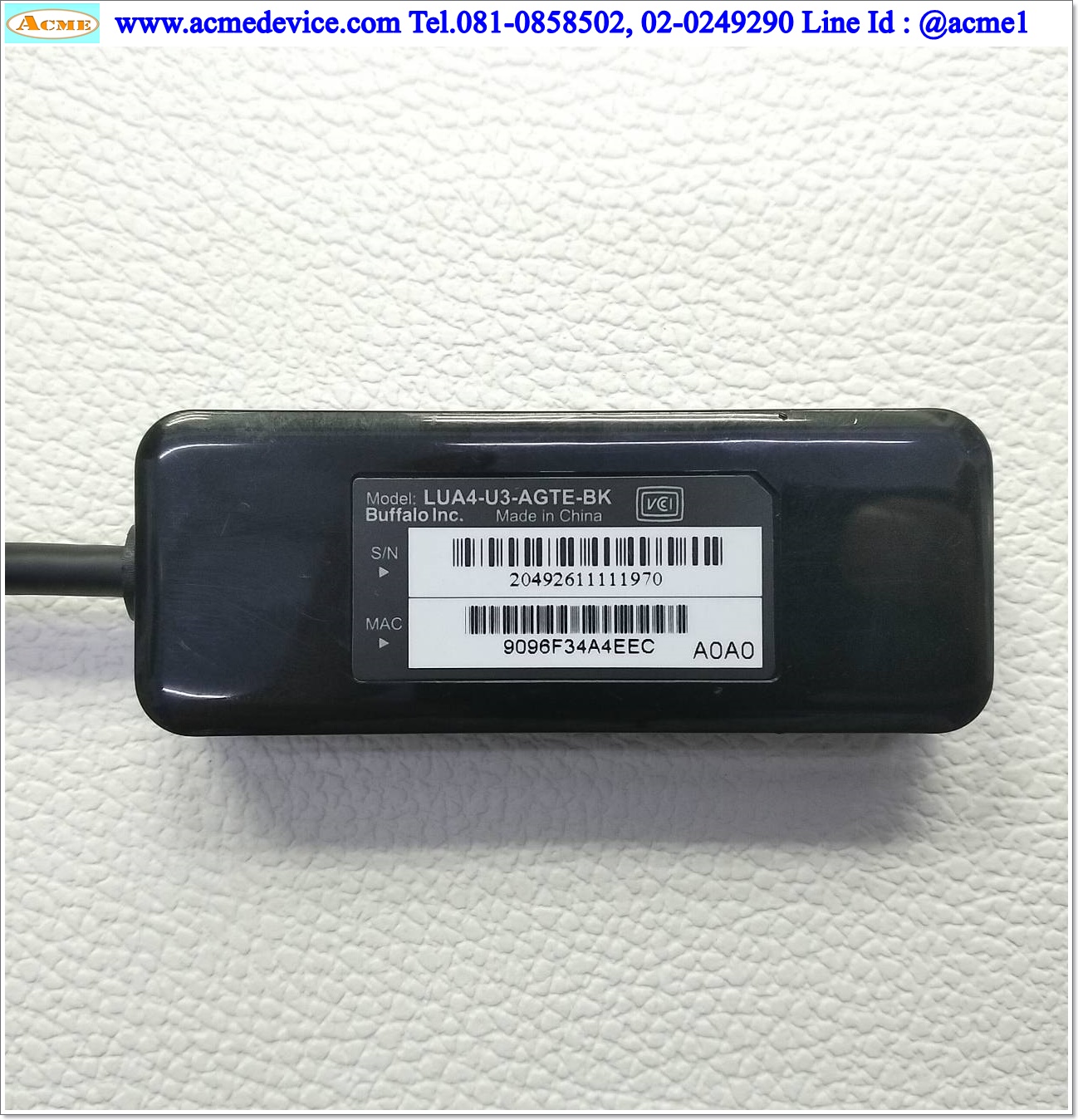 Wired Ethernet Adapter Buffalo รุ่น LUA4-U3-AGTE-BK, USB3.0