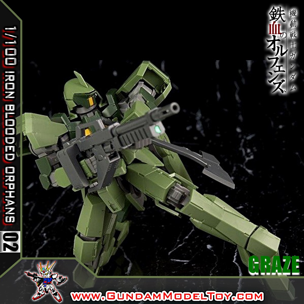 1/100 SCALE MODEL 02 GRAZE STANDARD TYPE /COMMANDER TYPE เกรซ สแตนดาร์ด ไทฟ คอมมานเดอร์ ไทฟ