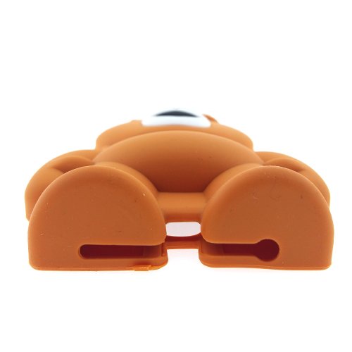 เคส iPhone 6/6s ซิลิโคนแท้ หมีสีน้ำตาล 3D