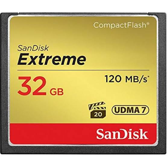 เมมโมรี่การ์ด SanDisk Extreme CF Card อ่าน 120MB/s ,เขียน 85MB/s