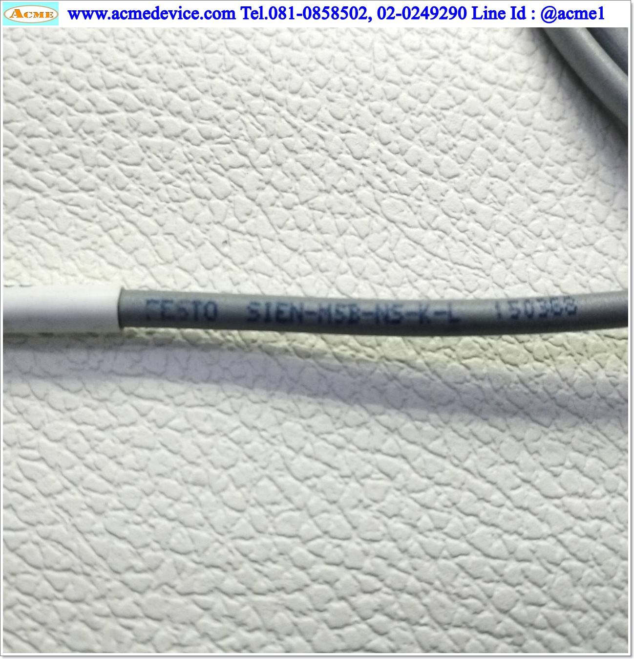 Proximity sensor Festo รุ่น SIEN-M5B-NS-K-L, 150368, M5, ระยะ 0.8 mm, NPN, NO, Inductive