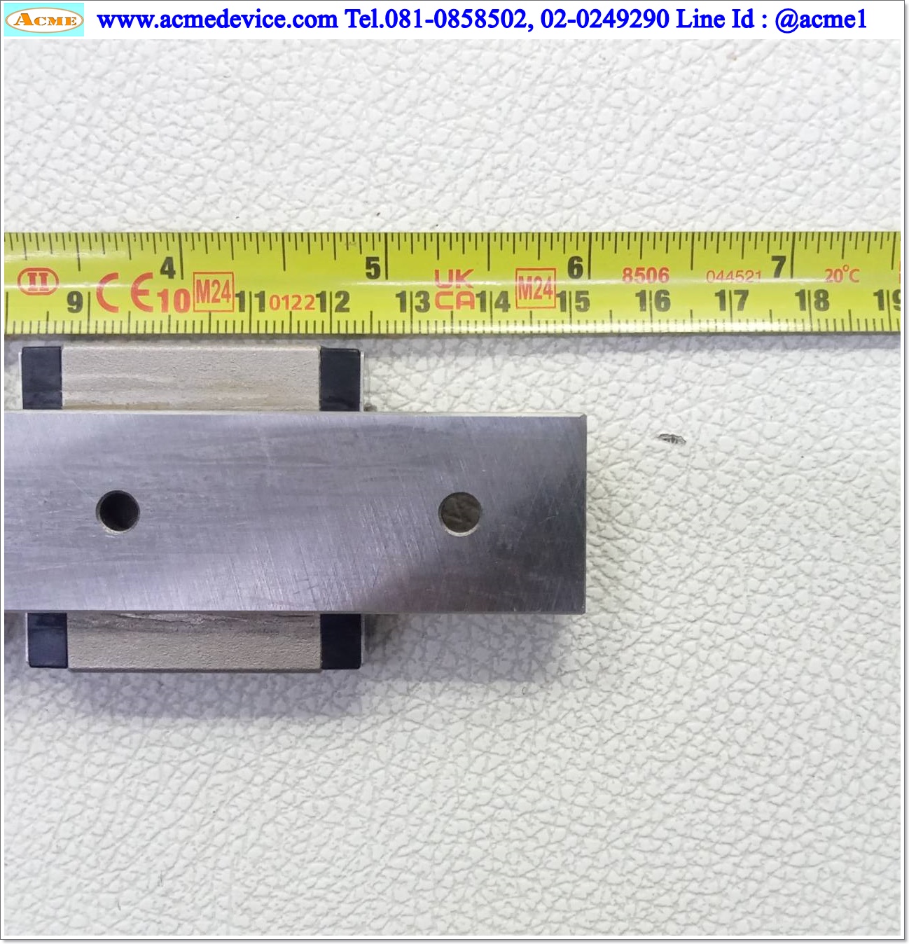 Linear Block and Rail NSK รุ่น LE12, รางสไลด์ขนาด 24 mm. x 150 mm.(2 Block)