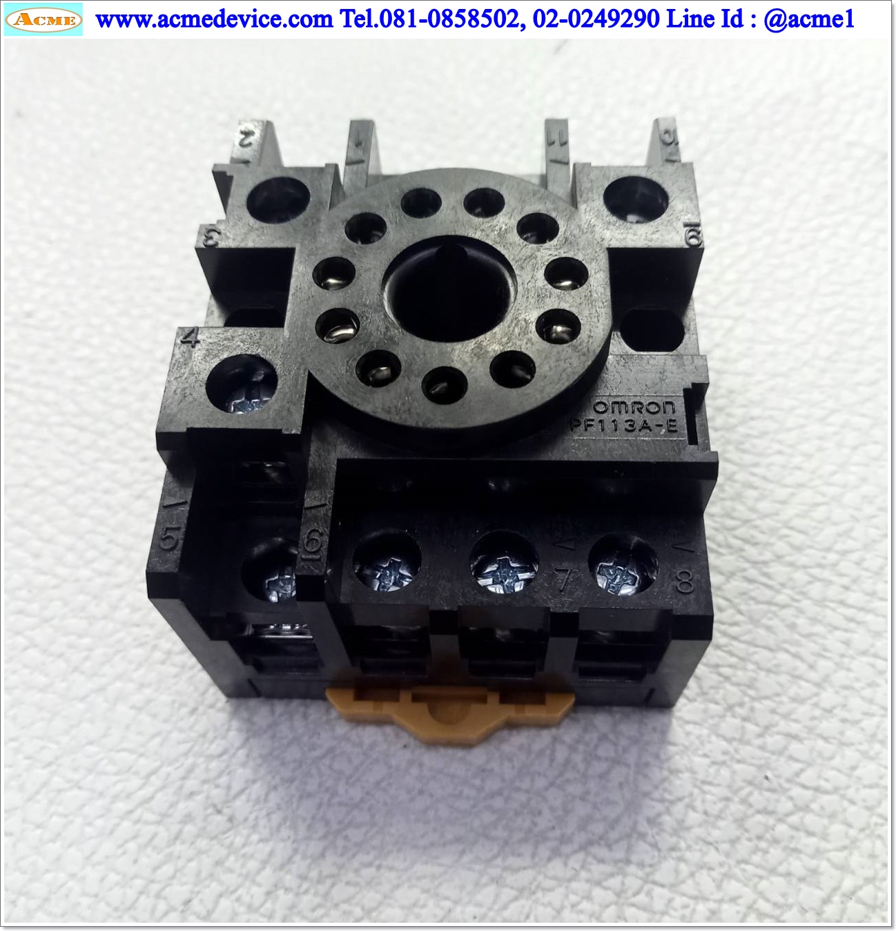 Socket Omron รุ่น PF-113A-E, 11 Pin