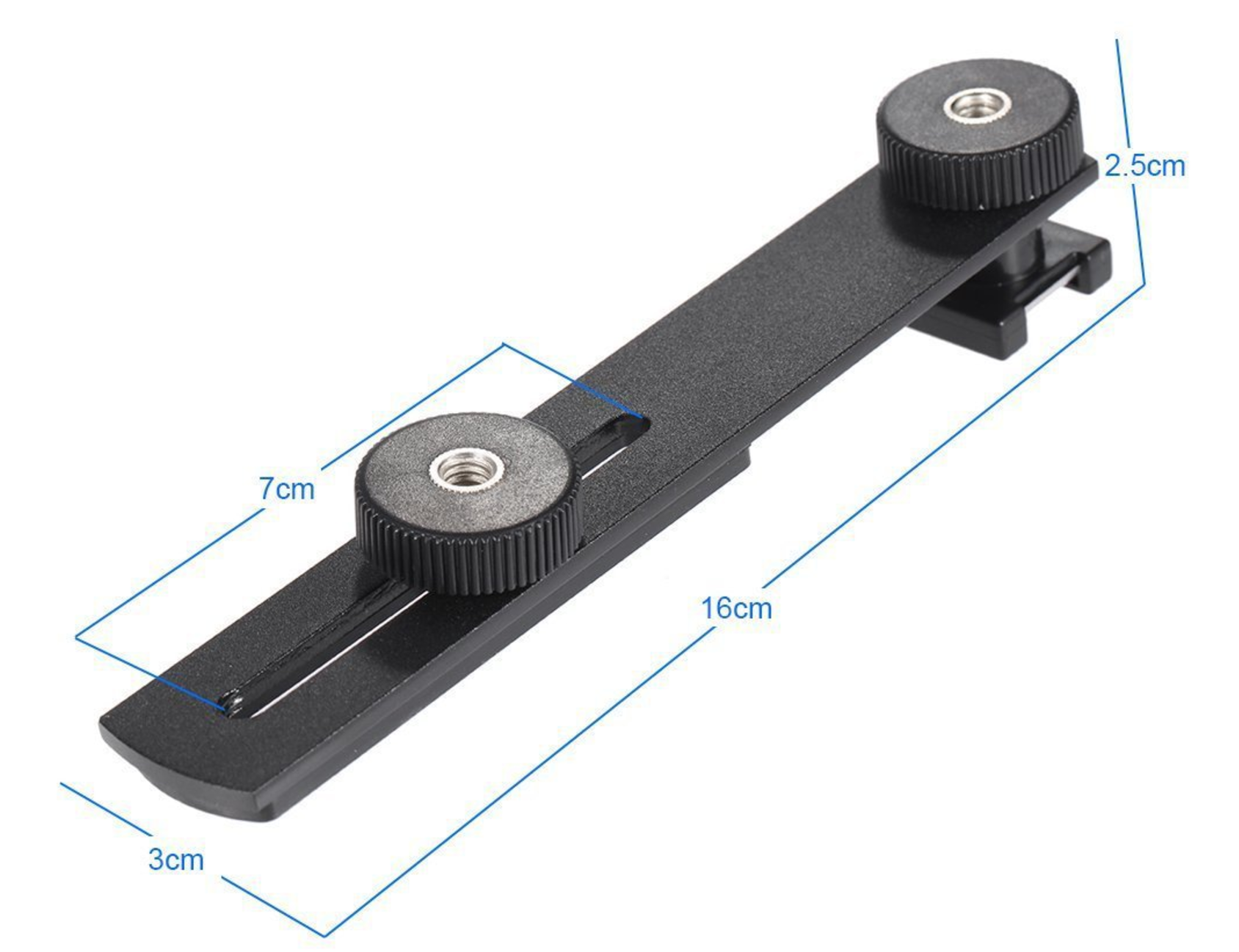 Hot Shoe Flash Bracket สำหรับต่อแฟลช ไมค์ ไฟLED เข้ากับฐานกล้อง