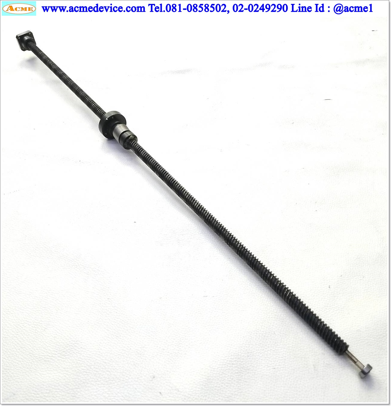 Lead Screw ขนาดเพลา 12 mm. x 730 mm., Stroke 610 mm., Pit 12 mm.