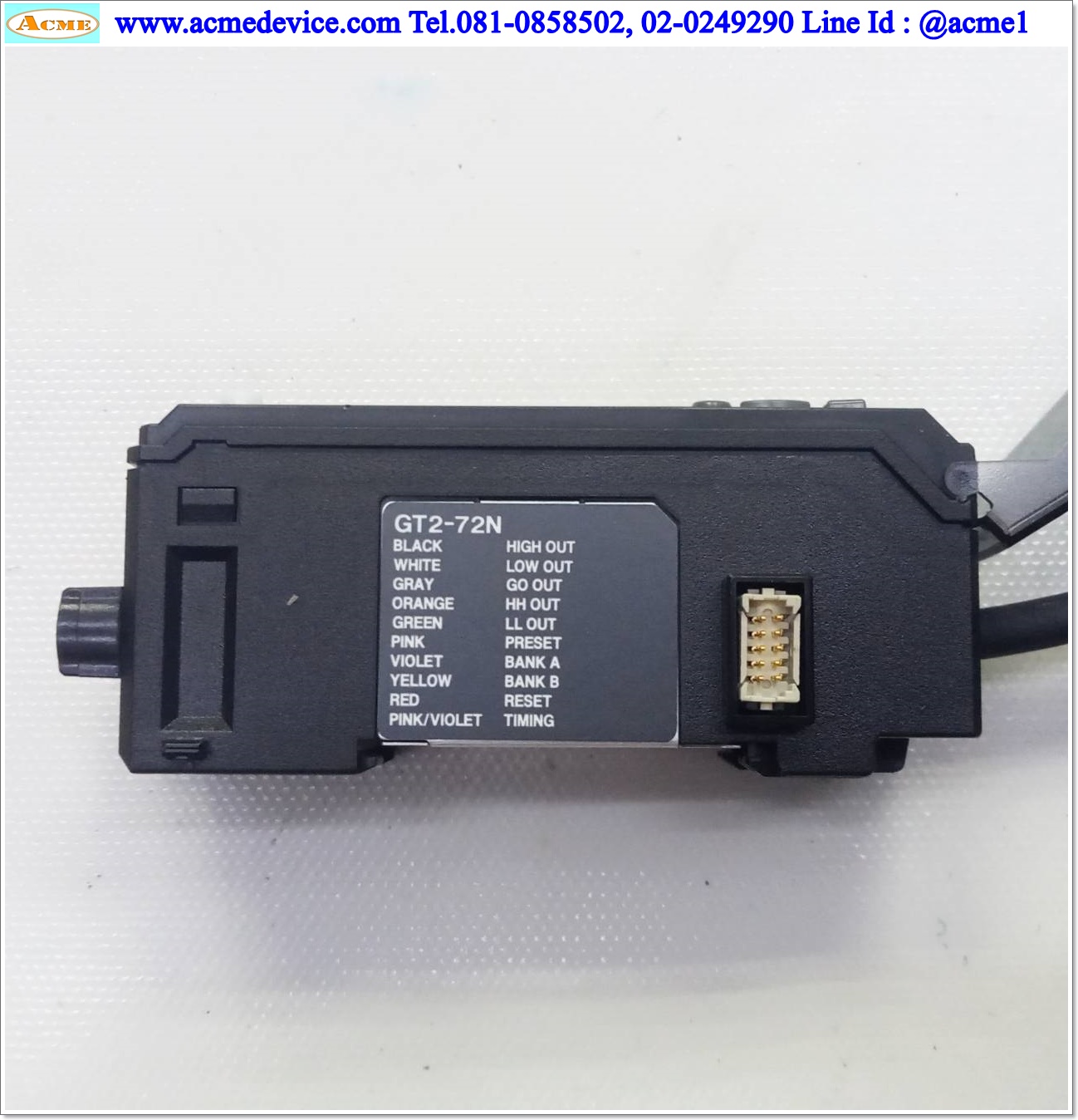 Contact Sensor Amp Keyence รุ่น GT2-72N, NPN