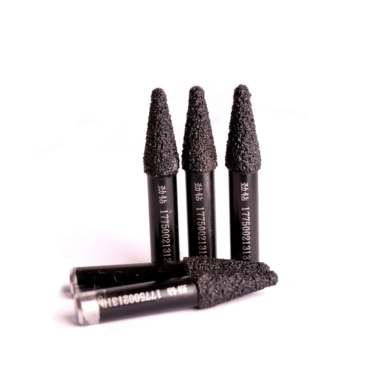 ดอกกัดหินเคลือบเพรช ดอกดำเปิดหน้าหินแข็ง แกน 10 mm Vacuum Brazed Diamond Tools