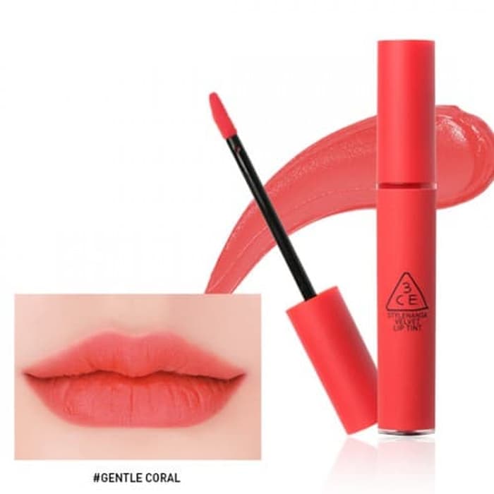ลิปเนื้อเวลเวตแมท 3CE Velvet Lip Tint สีGentle Coral