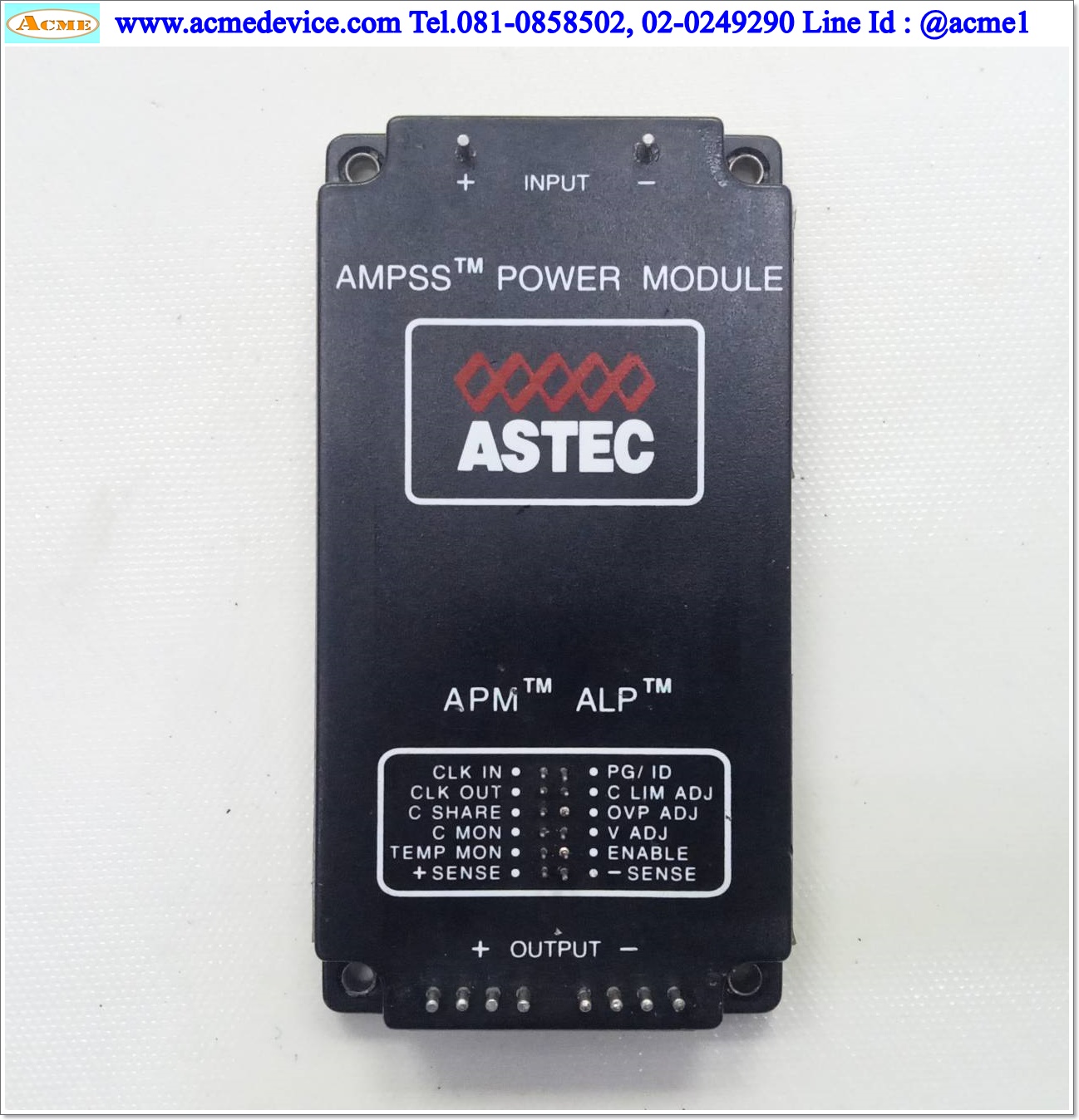 Power Supply Astec รุ่น BM80A-300L-033F90, Output 3.3V, 90A, 300W, Power Input 300Vdc