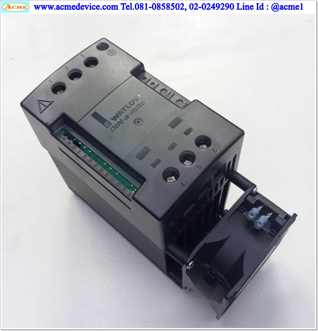 Solid State Watlow รุ่น DC21-24C0-0000,Zero Cross, Input 4.5-32Vdc, Output 100-240 Vac, 65A, 3-Phase