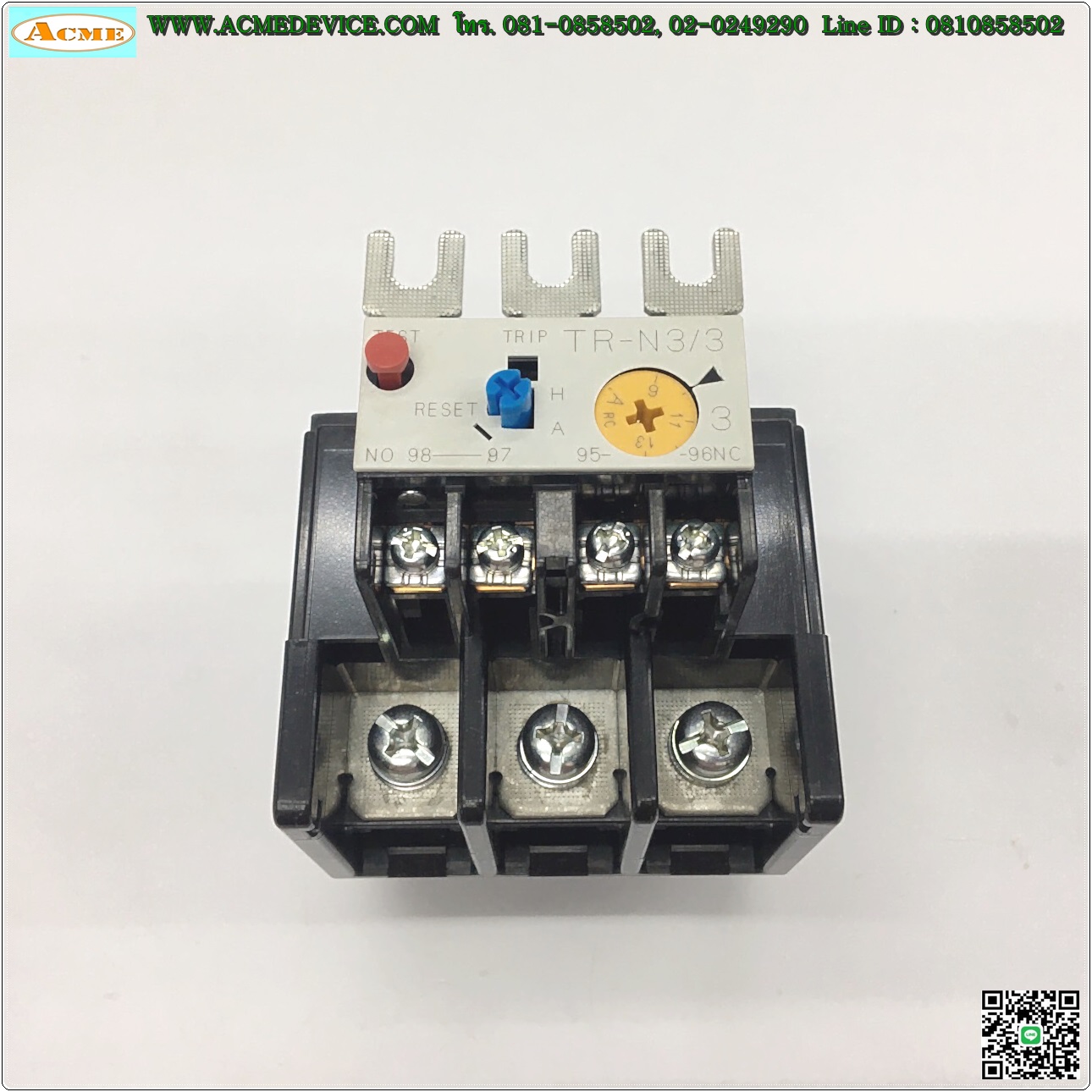 Overload Relay Fuji รุ่น TR-N3/3, Current Rating 9-13A