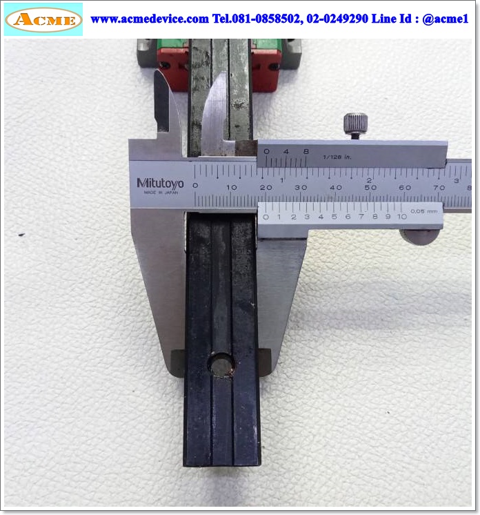 Linear Block and Rail Hiwin รุ่น EG20, รางสไลด์ขนาด 20 mm x 350 mm. (ขาว)
