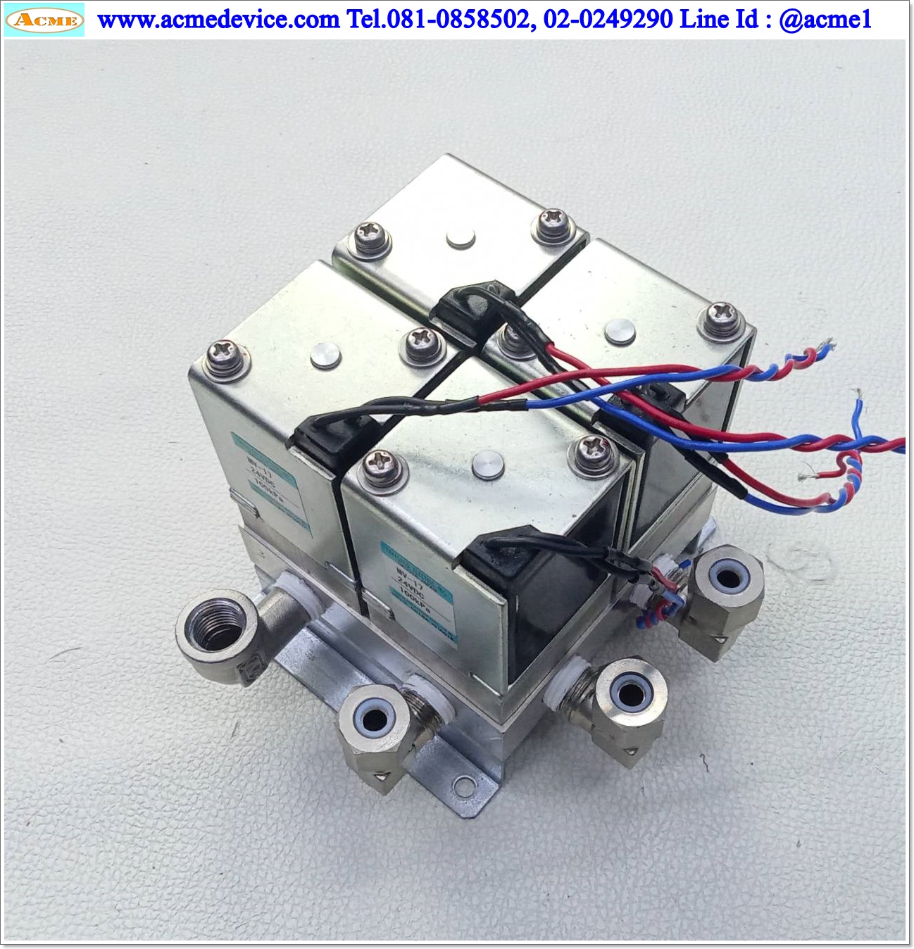 Solenoid Valve Takasago รุ่น MV-17(4), 24Vdc