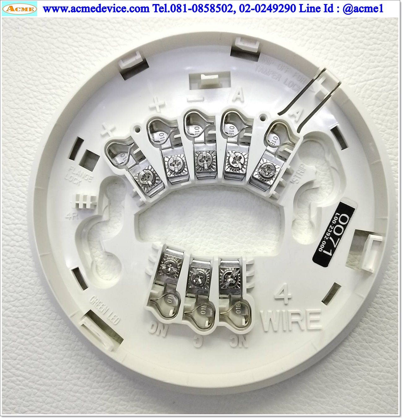 Smoke Detector System sensor รุ่น 4WTAR-B., 12-24V