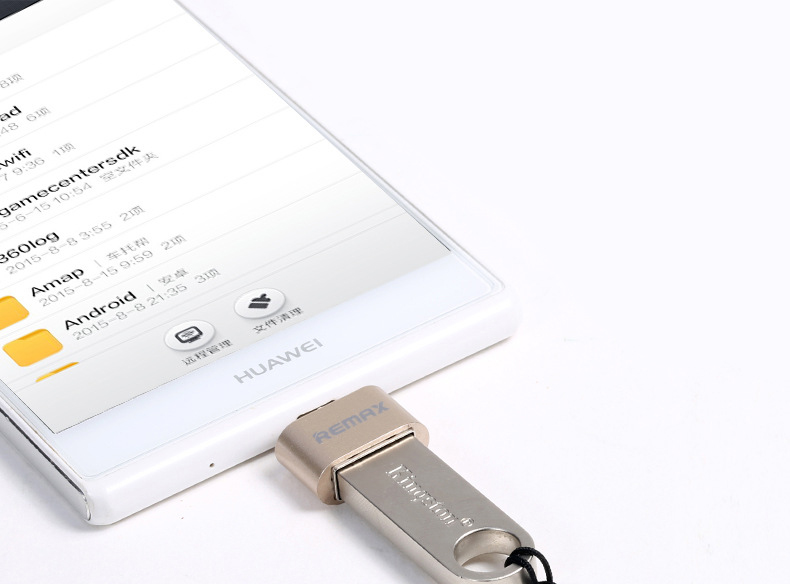 REMAX MICRO-USB OTG MOBILE สีเงิน