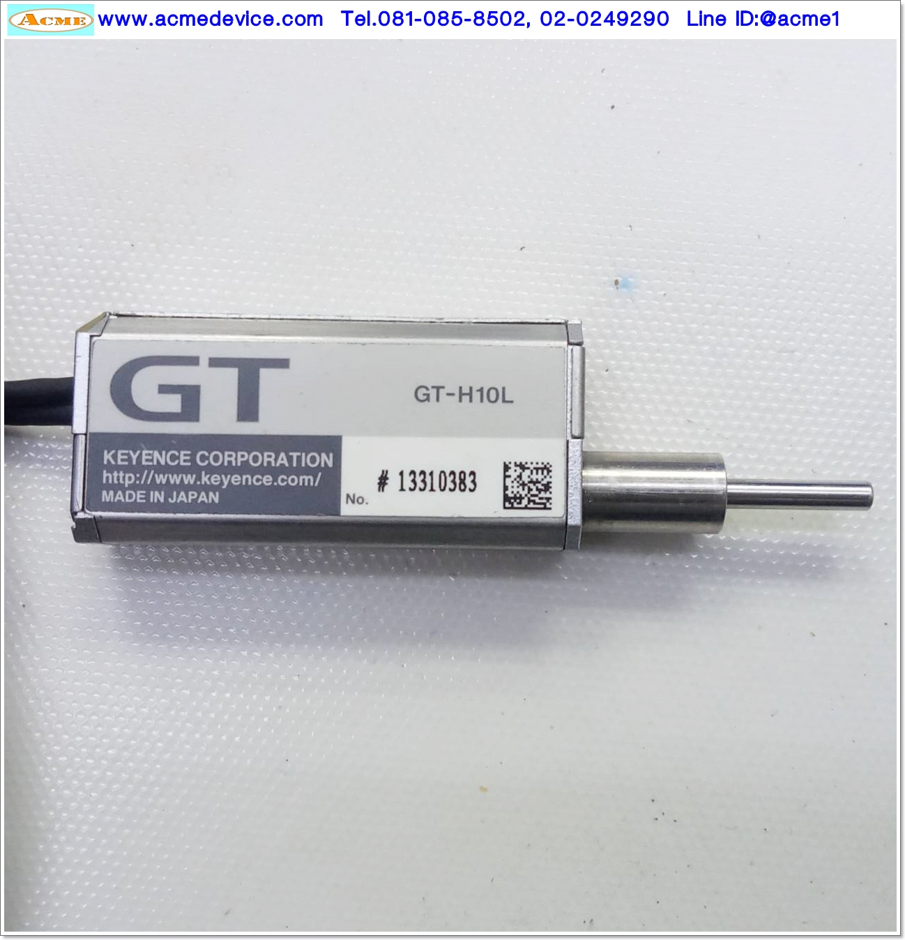 Contact Sensor Head Keyence รุ่น GT-H10L, ระยะ 10mm.