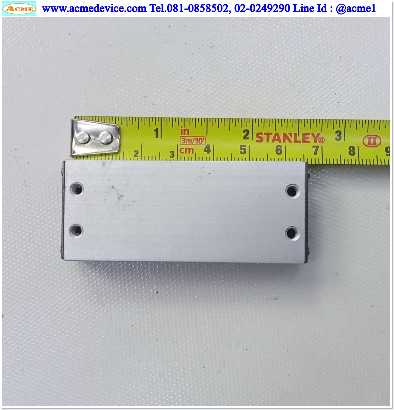 Linear Ball Slide Del-tron รุ่น 1-800-245-5013, 27 mm. x 65 mm., Stroke 40 mm.