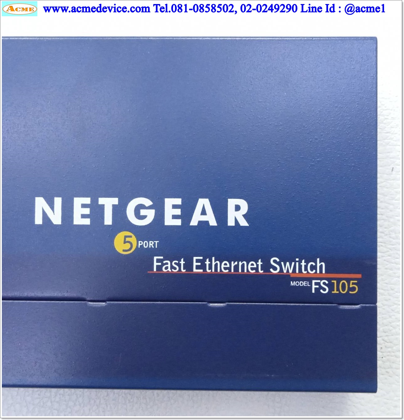 Industrial Hub Netgear รุ่น FS105, 7.5Vdc, 5 Port