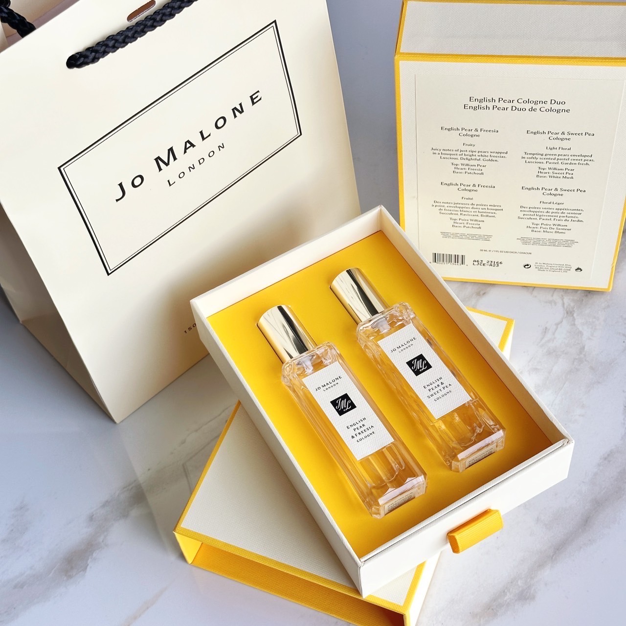 น้ำหอมโจมาโลน Jo Malone Gift Set English Pear & Freesia 30ml + English Pear & Sweet Pea 30ml