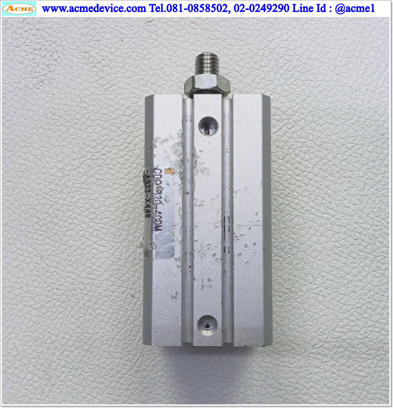 Air Cylinder SMC รุ่น CDQSB20-40DM-A933-X446, Bore 20 mm., Stroke 40 mm.