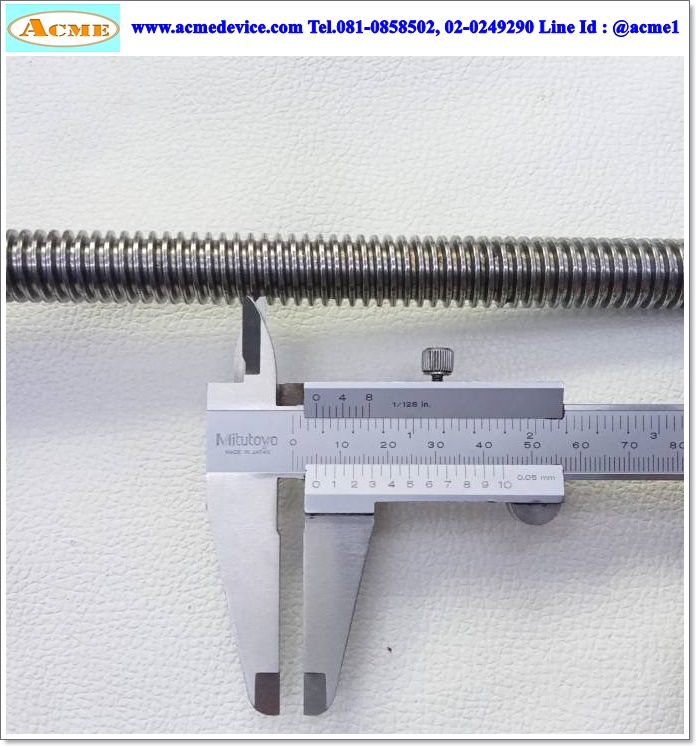 Ball Screw แกนโต 16 mm. x 350 mm., Stroke 260 mm., Pit 5