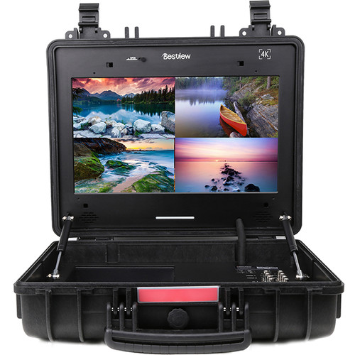 BESTVIEW SP17 UHD 4K 4*HDMI in&out Multi View Quad Split 17 Inch Portable Carry-on Broadcast Director monitor รับประกันศูนย์ไทย1ปี