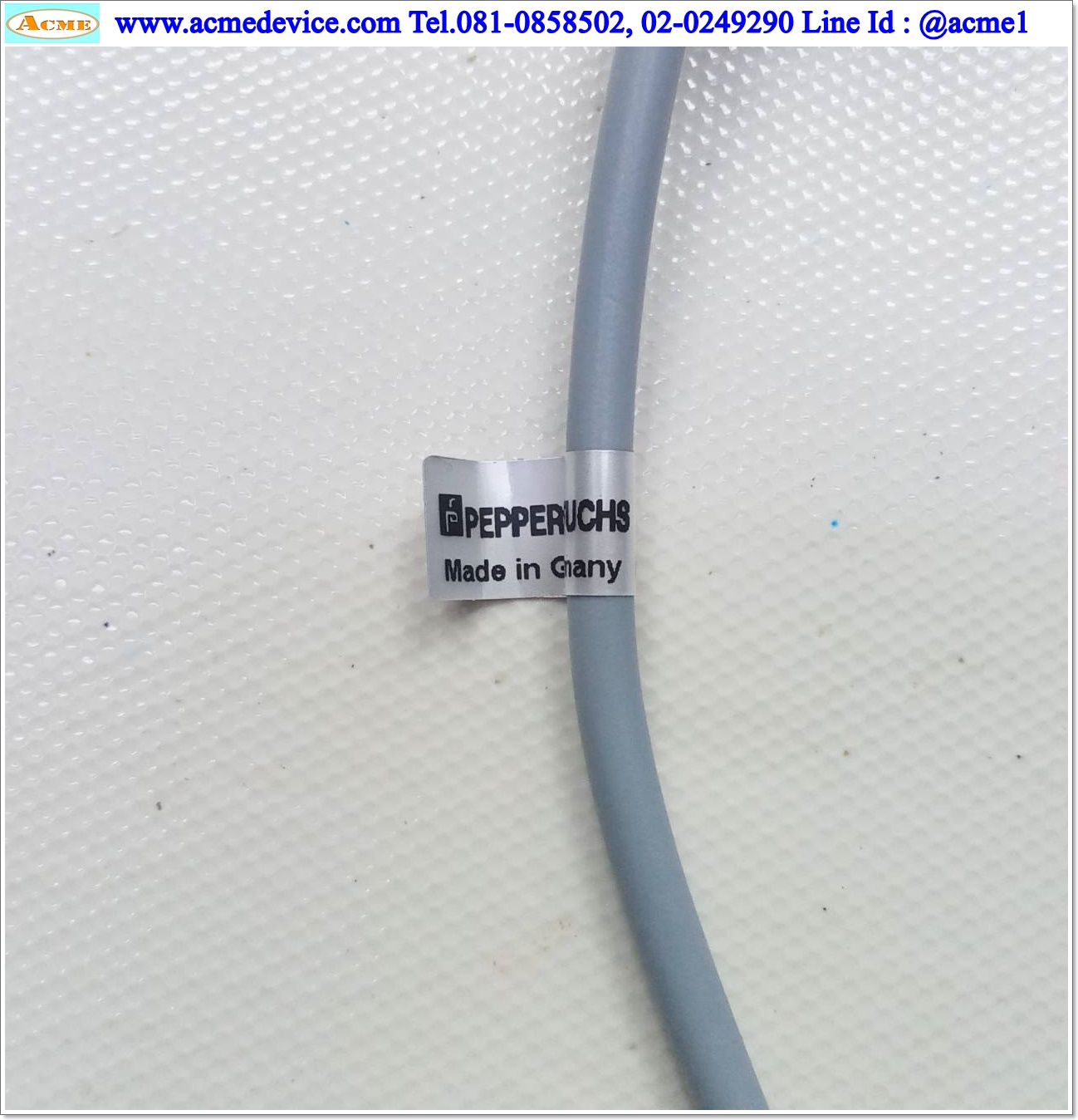 Proximity Pepperl+Fuchs รุ่น CJ8-18GM-E2, M18, ระยะ 8mm, 3Wire, PNP, NO, Shielded, Capacitive