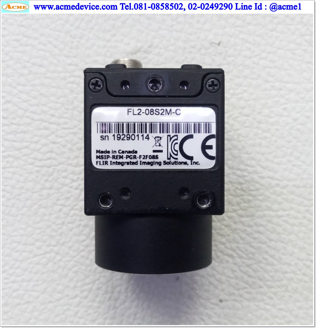 Delta Machine Vision รุ่น DMV1000-80GX & Camera FL2-08S2M-C & Cable DMV-CA45 & Keypad DMV1000-KEY