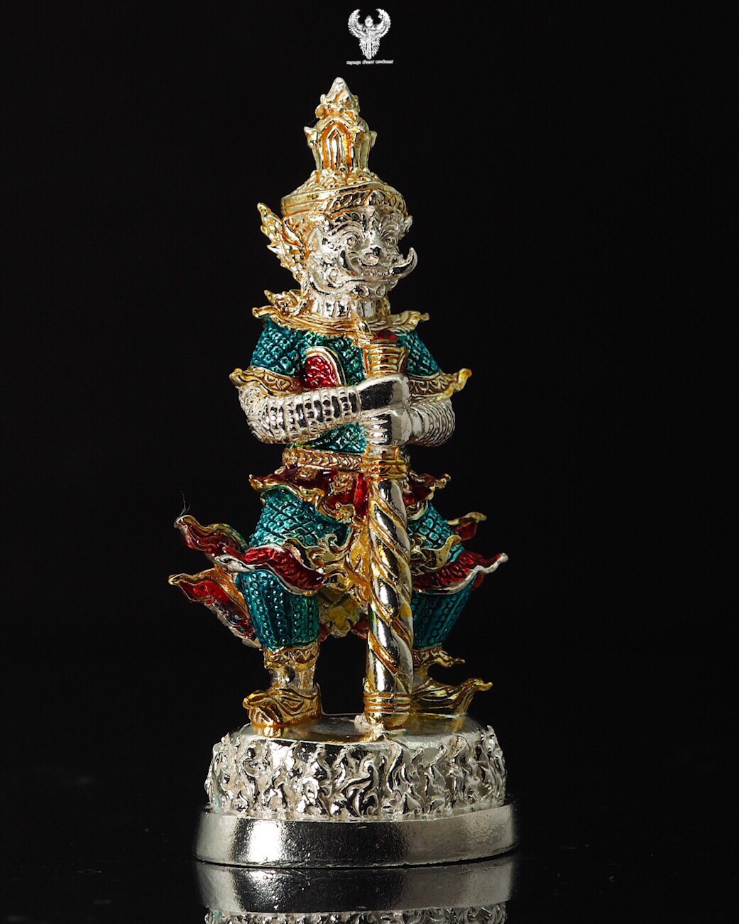 ท้าวเวสสุวรรณ "ขุมทรัพย์" ลป.แสน วัดบ้านหนองจิก 🌾เนื้อเงินลงยาพิเศษ