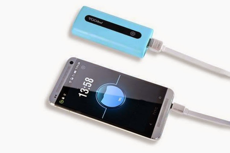 PowerBank E5 แบตสำรอง REMAX ของแท้ 5000mAh (PRODA) สีขาว