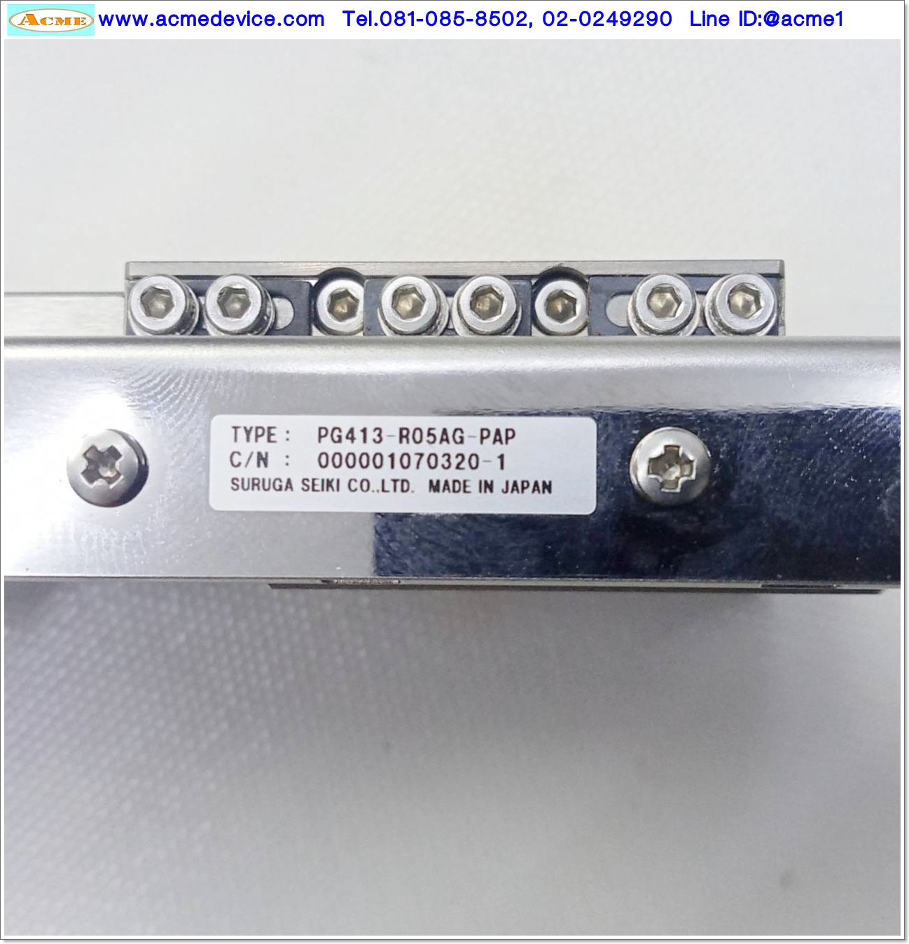 แกนสําเร็จรูป Ball Screw Suruga Seiki รุ่น PG413-R05AG-PAP, Sensor 5Vdc, ขนาด 40x40mm, Stroke 13mm & Stepping Oriental รุ่น ARD-K (Driver set)