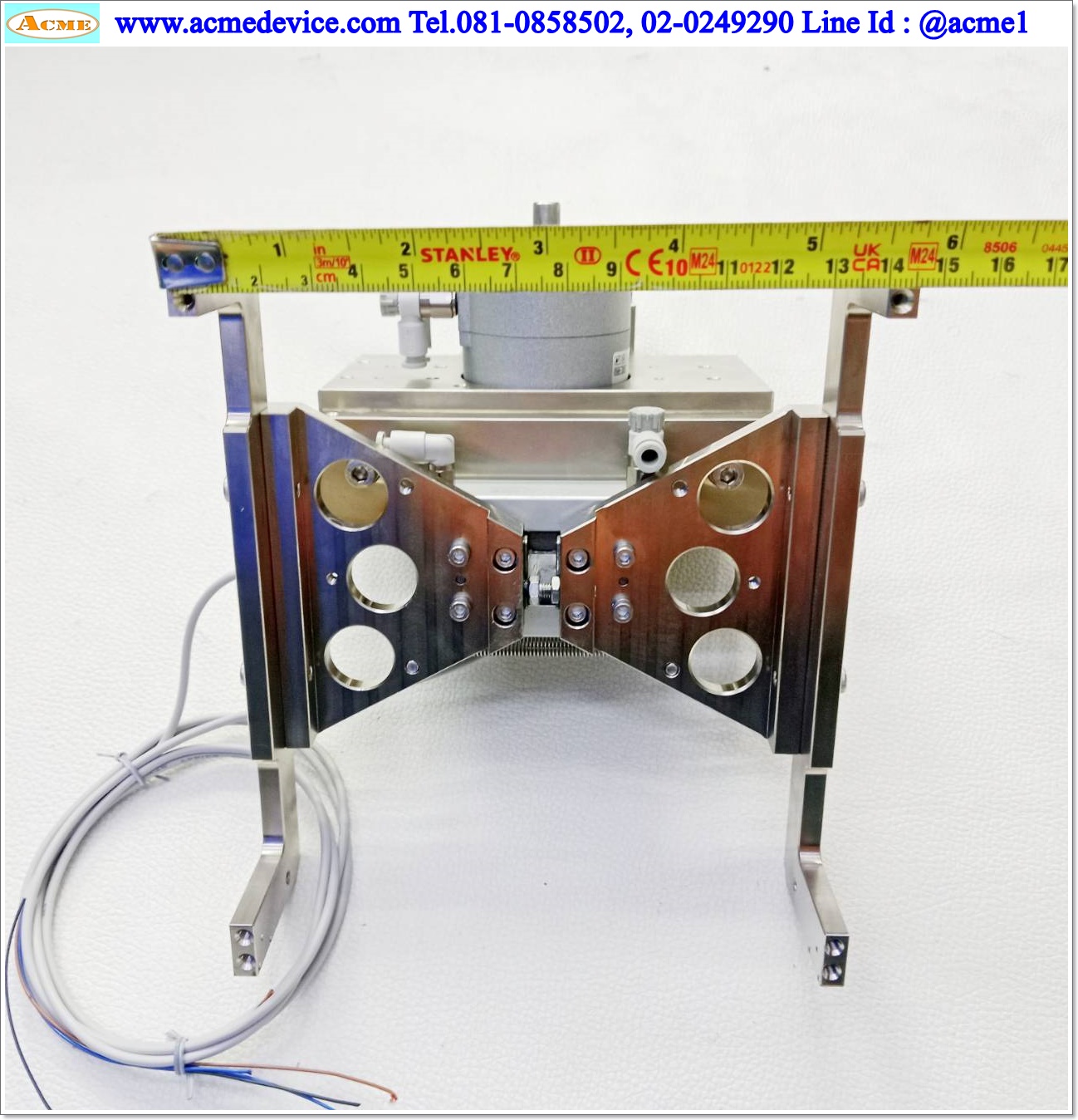 Gripper SMC รุ่น MHF2-12D1R, Bore 12 mm., Stroke 24 mm.& Rotary CRB2BW30-270SZ, size 30, 270 องศา