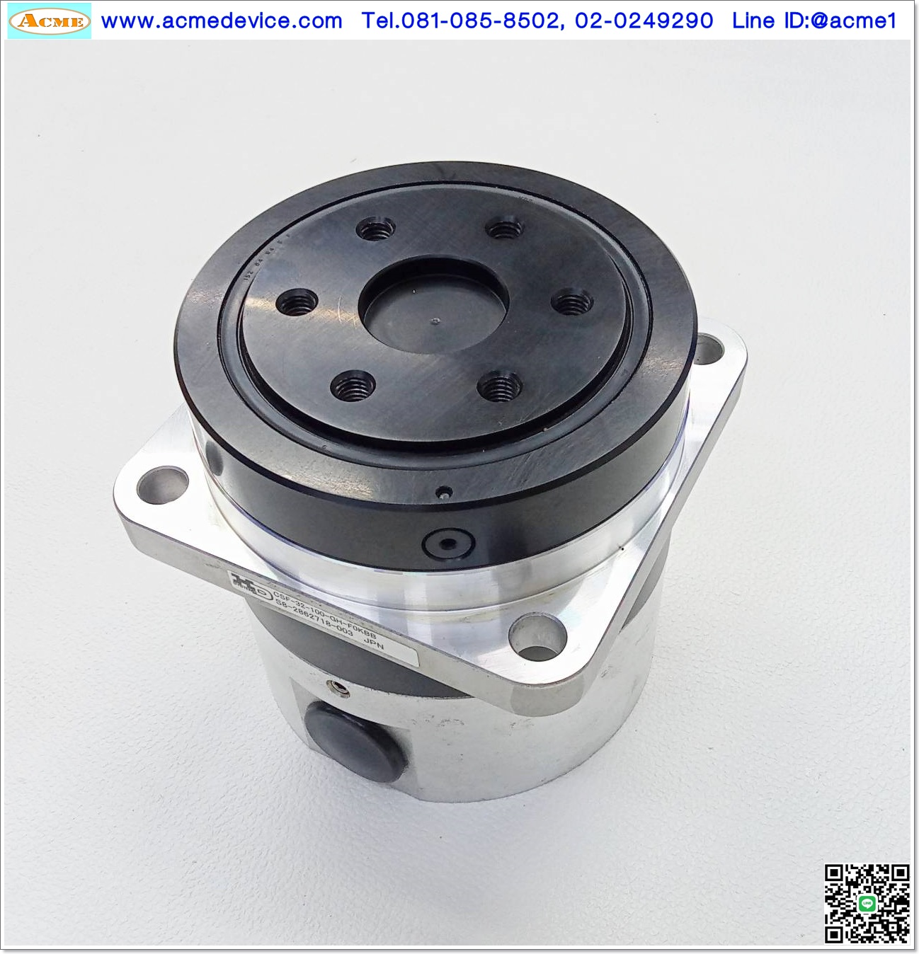 Gear Head Harmonic รุ่น CSF-32-100-GH-F0KBB, Ratio 100:1, เข้า 14mm, (for 200w, 400w)