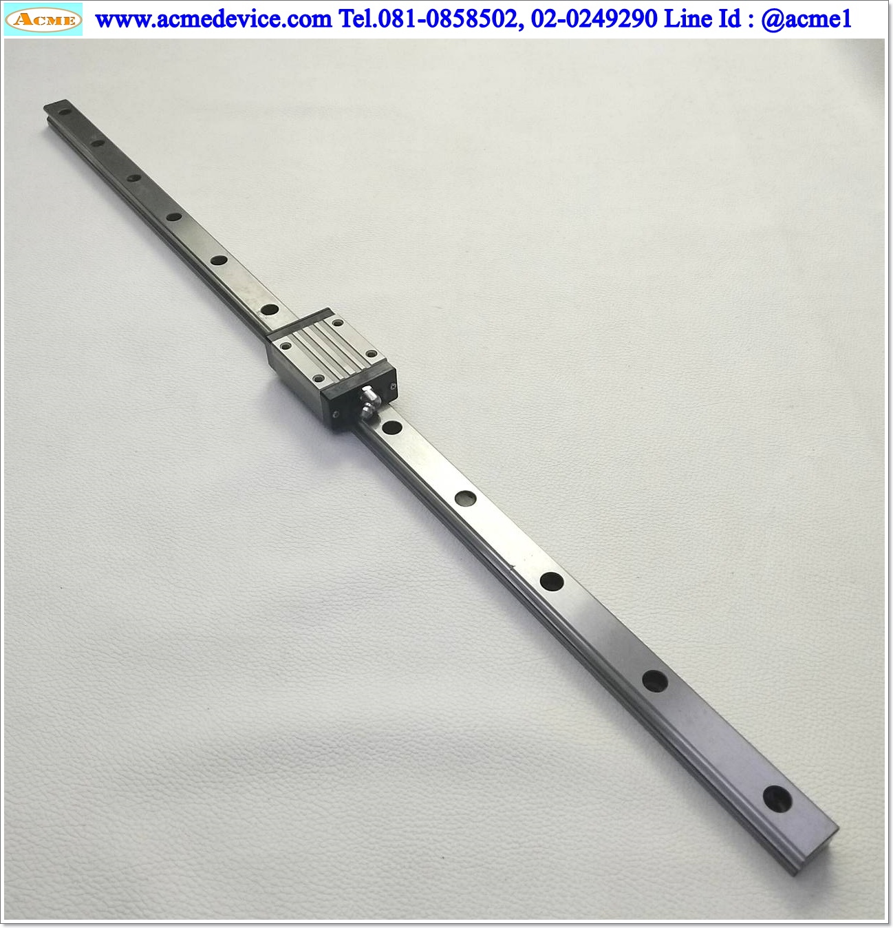 Linear Block and Rail Misumi รุ่น SSXR28, รางสไลด์ขนาด 20 mm x 700 mm.
