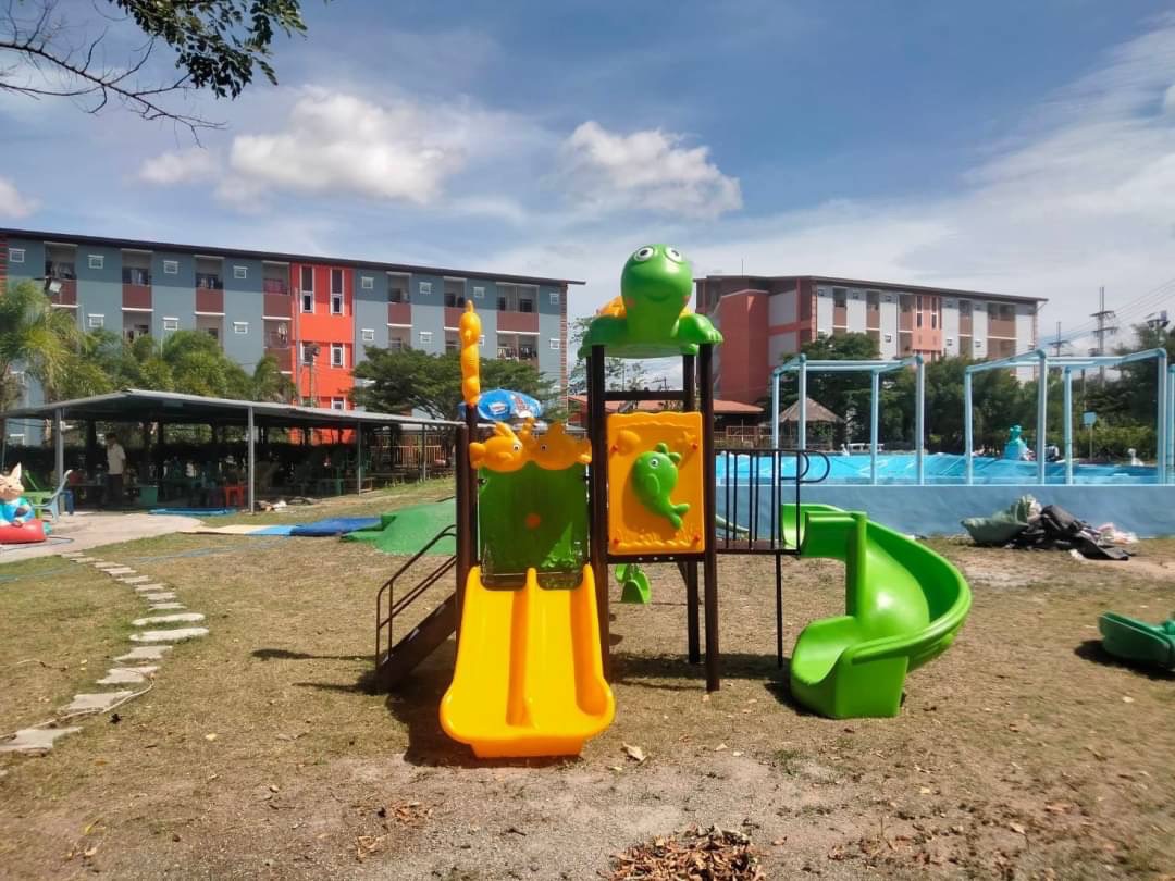 เครื่องเล่นสนามราคาสุดคุ้ม ชุด เต่าน้อยน่ารักพร้อมชิงช้า