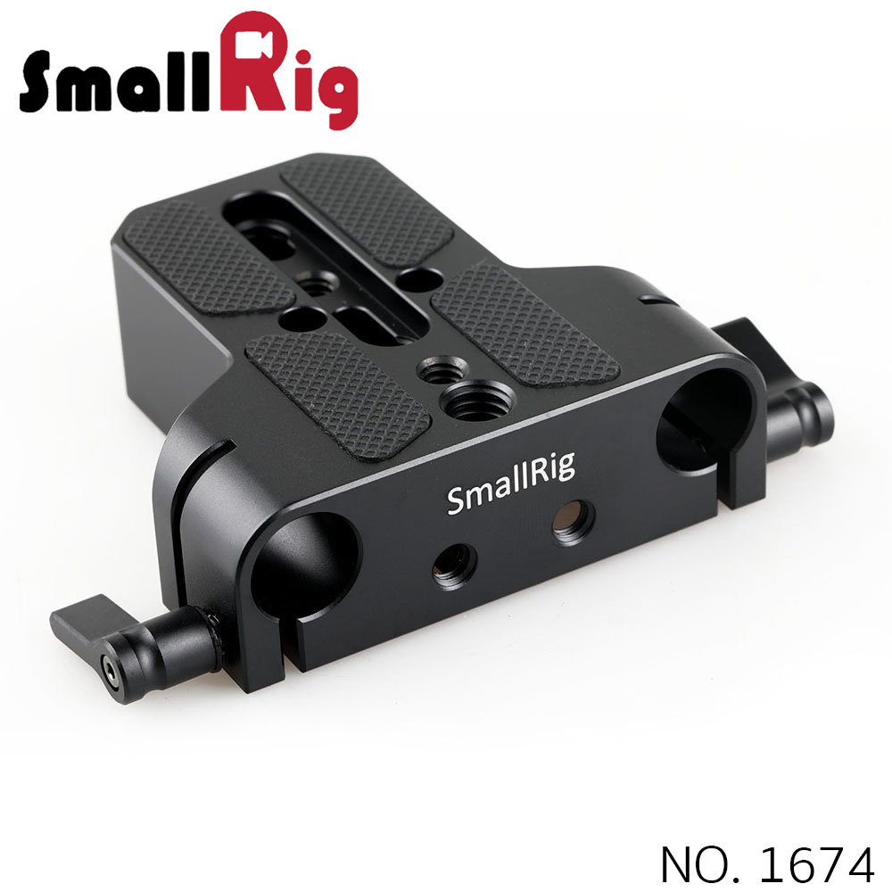 SMALLRIG® Baseplate with Dual 15mm Rod Clamp 1674 (ByOrder รอสินค้า2-3วัน)