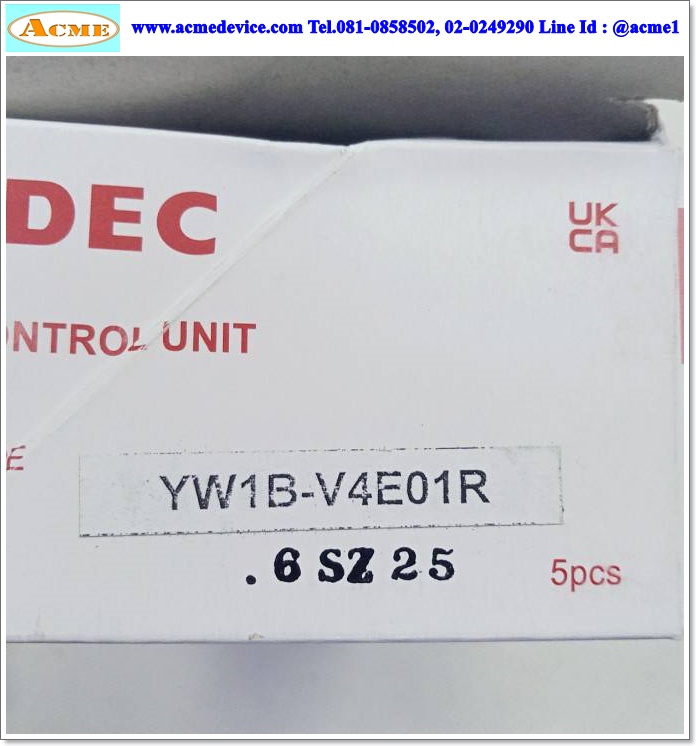 Emergency Switch Idec รุ่น YW1B-V4E01R, 1NC