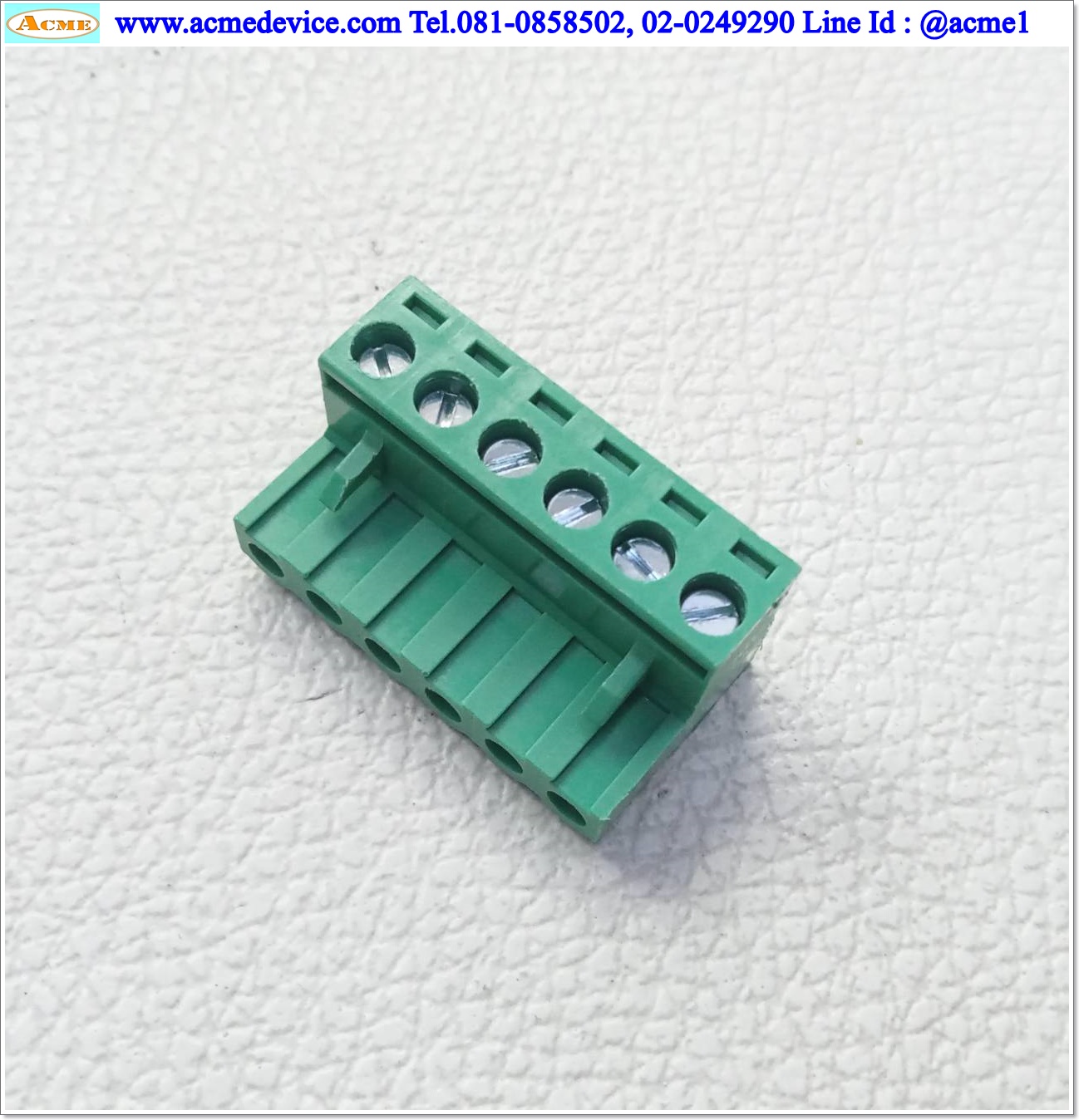 Terminal Block Connector รุ่น KF2EDGK 5.08 2EDG 6P, 6 Pin