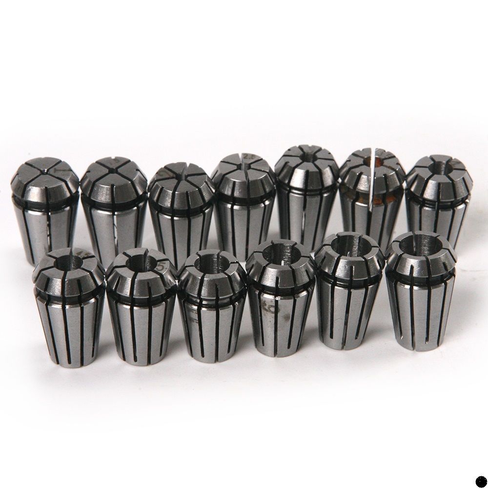 ชุดหัวคลอเลต ER11 13 ชิ้น Spring Collet Set For CNC Workholding Engraving & milling Lathe Tool