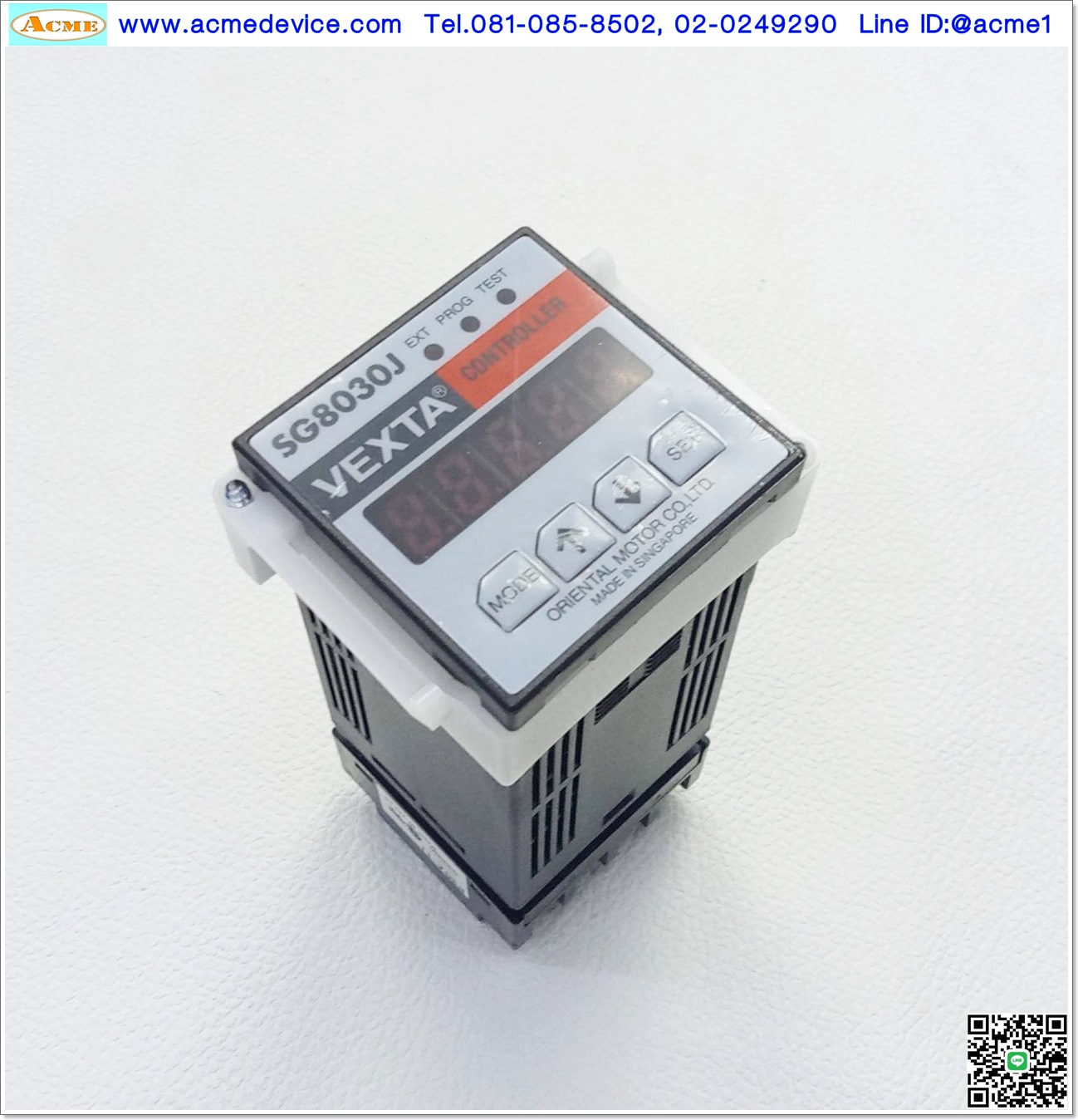 Controller VEXTA, Oriental รุ่น SG8030J, Power input 24V 0.1A, Output Mode 1-Pulse / 2-Pulse