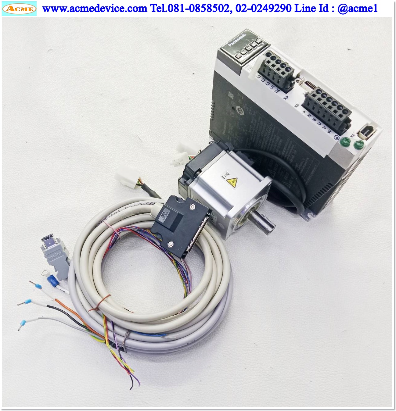 Servo Drive Panasonic รุ่น MADLN15SG & Motor MHMF022L1U2M, 200W
