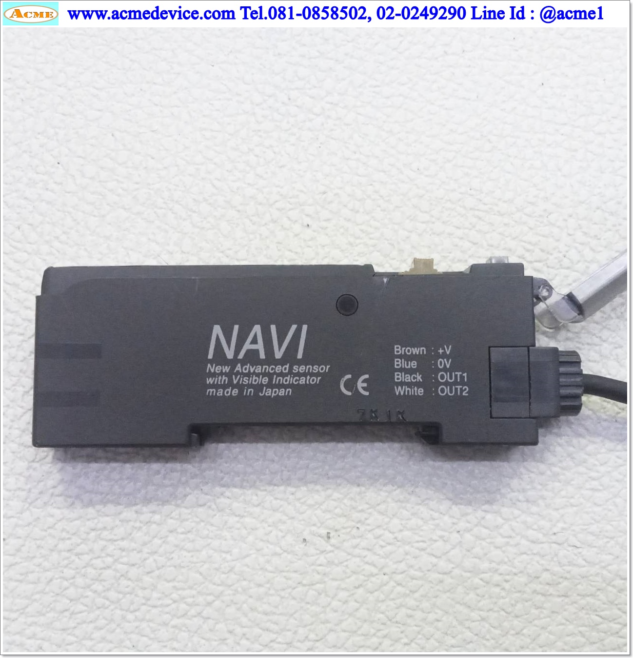 Laser Amp Panasonic/SUNX รุ่น LS-401 & LS-H91, ระยะ 7 M., NPN (ใช้กับแผ่นสะท้อน)