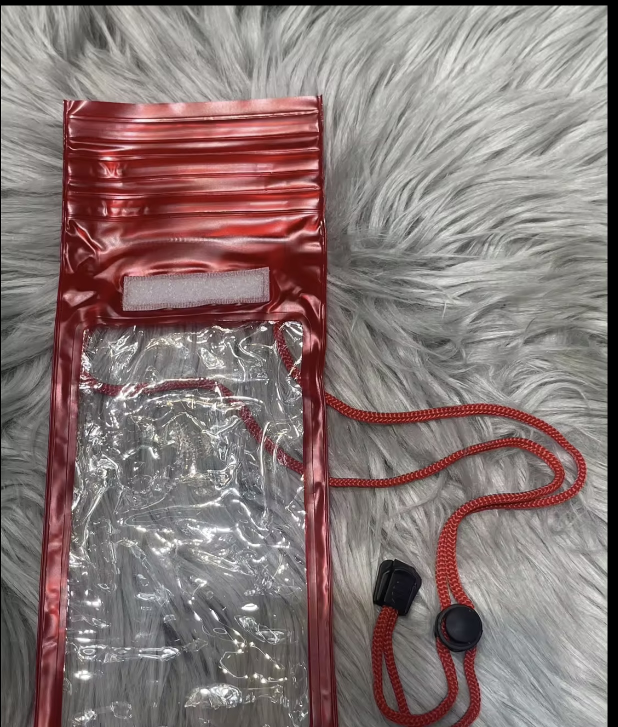 กระเป๋ากันน้ำ มีสายคล้องคอ มีตัวล็อกกันน้ำเข้า3ชั้น ทัชกรีนได้ ราคา 15