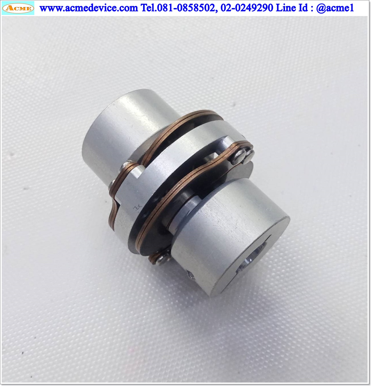 Coupling BERG ขนาด ID 0.25"/0.375", OD 1.5", L 1.82", CO20-16, Spring Coupling