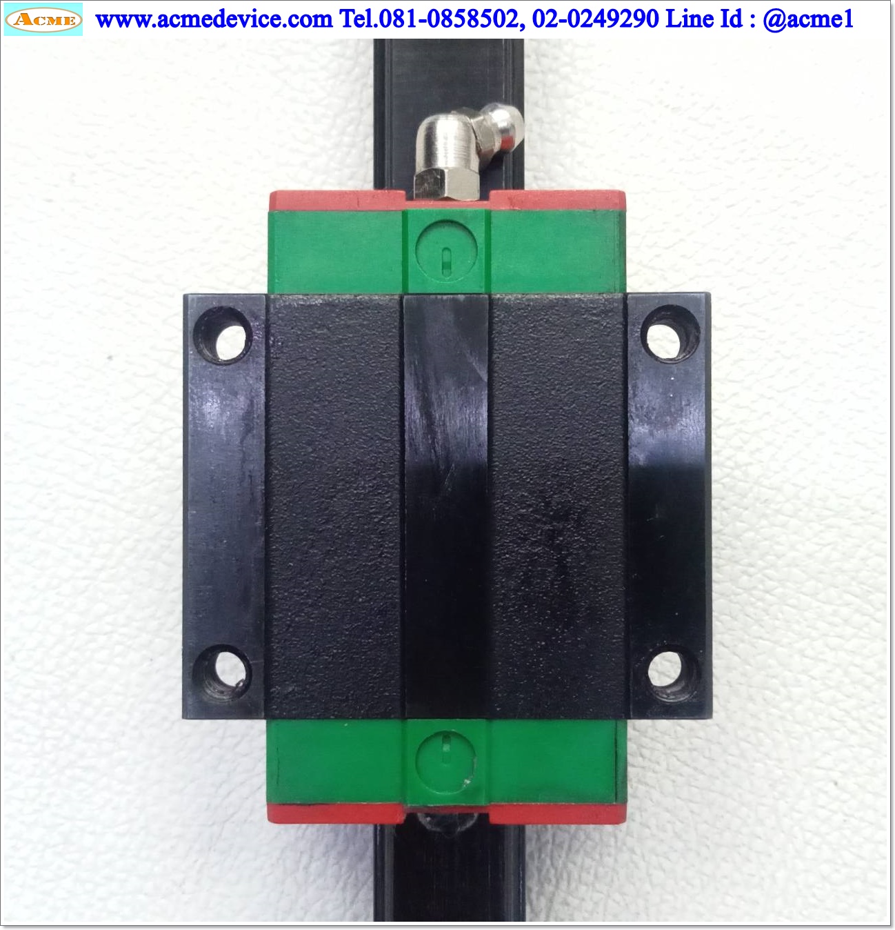 Linear Block and Rail Hiwin รุ่น HGW20, รางสไลด์ขนาด 20 mm x 1110 mm. (บล็อคดำ)